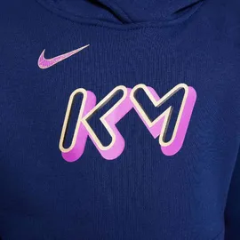 Nike Hoodie Blue Void/Vivid Purple/Metallic Gold 147-158