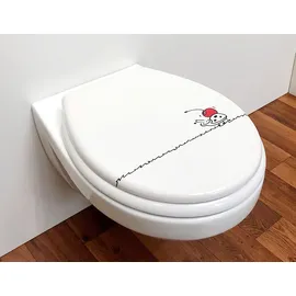 ADOB WC Sitz Käfer Absenkautomatik Rot