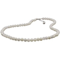 Gallay Perlenkette Kette 6mm Perle Kunststoff kristall-creme 42cm (1-tlg)