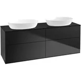 Villeroy & Boch V&B Waschtischunterschrank Finion 160x60cm, Abd.-Pl. bla m, bla m lacquer