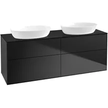 Villeroy & Boch V&B Waschtischunterschrank Finion 160x60cm, Abd.-Pl. bla m, bla m lacquer