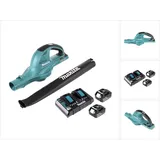 Makita DUB 361 2x 18 V / 36 V Akku Laubbläser Gebläse + 2x BL 1860 6 Ah / 6000 mAh Akku + Makita DC 18 RD 2-fach Ladegerät