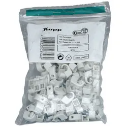 Kopp Iso Schelle, gehärteter Stahlstift 30 mm, zur Leitungsbefestigung, 7 bis 11 mm, 100 Stück