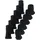 Falke Happy Sneakersocken 6er Pack Schwarz 43-46