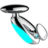 Waschtischarmatur Mit Ausziehbarer Brause, 4 Strahlarten Und Led-beleuchtung, Silber