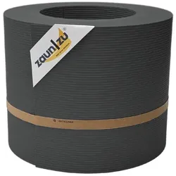 zaun zu® Sichtschutz Rille PP für Doppelstabmatten Zaun Anthrazit 26m