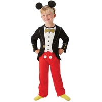 Rubie ́s Offizielle Mickey Mouse Tuxedo Jungen Fancy Kleid Kinder Kids Disney Kostüm Outfit + Ohren, Größe S