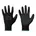 Arbeitshandschuhe 12 pcs Schwarz Polyester