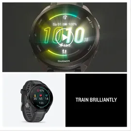 Garmin Forerunner 165 dunstgrau/steinweiss