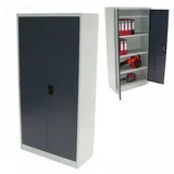 Apex Digital Apex Aktenschrank Aktenschrank Werkstattschrank 180x90x40cm Metallschrank Spind 57012