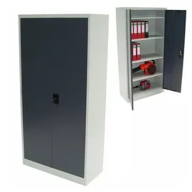 Apex Digital Apex Aktenschrank Aktenschrank Werkstattschrank 180x90x40cm Metallschrank Spind 57012