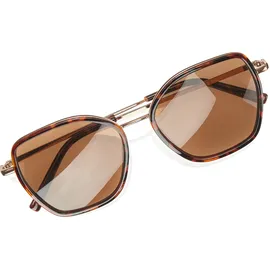 LASCANA Sonnenbrille LASCANA, Damen, braun (braun, schwarz), Sonnenbrillen Sonnenbrille, Trendy Sonnenbrille mit UV Schutz, Damenbrille, Sonnenschutz