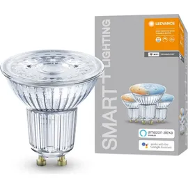 LEDVANCE SMART+ WiFi Technologie, Sockel GU10 Lichtfarbe änderbar (2700-6500K), Dimmbar, ersetzt Reflektorlampen mit 40 W,