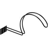 AZZAP Wandhalter Helmablage schwarz Helmhalter Fahrradhelm Motorradhelm Helm Reithelm SWD