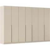 otto home Drehtürenschrank OTTO HOME "Kleiderschrank Schrank Garderobe AGORDO TOPSELLER Schlafzimmer", beige (beige (champagner)), B:315cm H:229cm T:54cm, Holzwerkstoff, Schränke, Drehtürenschrank, durchdachte Innenausstattung, in 7 Breiten und 2 Höhen MADE IN