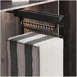 GIFALPXO Verstellbarer Kleiderschrank Teleskopstange, Hosenbügel, 525mm