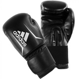 adidas Unisex Speed 50 Boxhandschuhe, schwarz/weiß, 6 oz EU