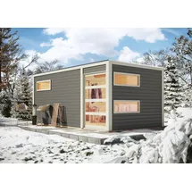 Karibu Hygge inkl. 9 kW Ofen + int. Steuerung + Dachkranz