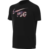 Nike Paris Saint-Germain Swoosh Fußball-T-Shirt Für Ältere Kinder, Black,