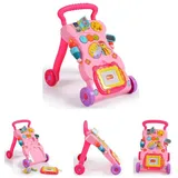 Moni Lauflernwagen Dreams, Spielcenter, Zeichenbrett, Melodien und Geräusche pink