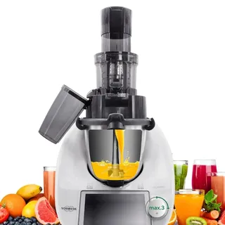Leckerhelfer Leckerhelfer® SaftPRO – Slow Juicer, Entsafter passend für den Thermomix TM6, TM5, perfekter kaltgepresster Saft mit dem Kaltentsafter, das perfekte Zubehör passt für Thermomix