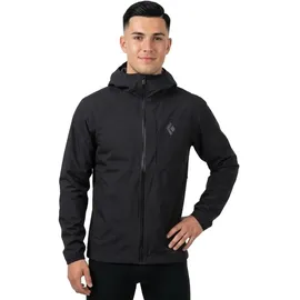 Black Diamond Fineline Stretch Shell Jacke - Black - L