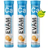 callaghan international EVÄM Calcium Brausetabletten Geschmack Orange 60 St.