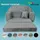 FORTISLINE Kindersofa Rosalia Mini 78 x 45 x 40 cm Textil hellgrau