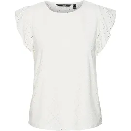 Vero Moda Vmtassa Sl Frill Noos Top Weiß M