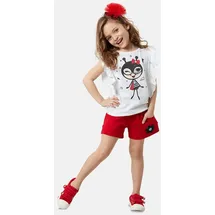 Denokids Set Bug Love in White | Gr.: 128