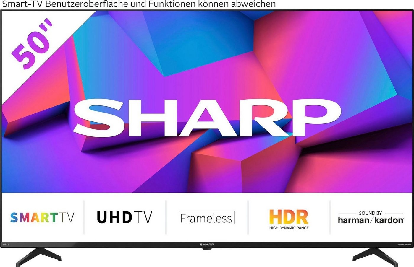 Sharp 4T-C50FK2EL2NB LED-Fernseher (126 cm/50 Zoll, 4K Ultra HD, Smart-TV) schwarz