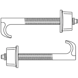 Laufen Befestigung für Waschtisch Schalen Living Saphirkeramik, VAL, INO, KARTELL, PRO, PALOMBA, H8949610000001