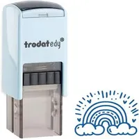 Trodat edy®Fix Motivstempel Regenbogen 2,0 x 2,0 cm