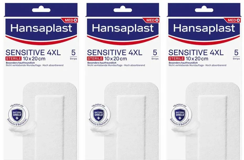 Hansaplast Steriler Wundverband 4XL 10x20 cm