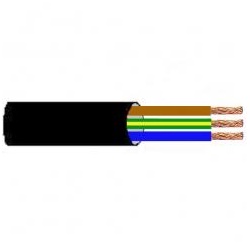 H05RR-F 3G1,0 - Leichte Gummischlauchleitung, schwarz, Ring 100m