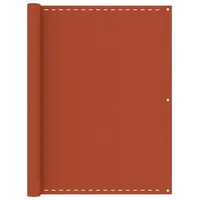 vidaXL Balkon-Sichtschutz Orange 120x500 cm HDPE