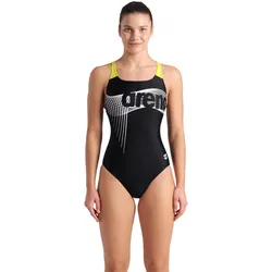 Arena Badeanzug Wake Swim Pro Back Schwarz-Zartgrün DE 40 / FR 42