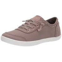 Skechers Damen Bobs B Cute Sneaker - Memory Foam, Flexible Laufsohle, leichte vegane Schuhe, Taupe, 10 Wide - 42 EU Weit