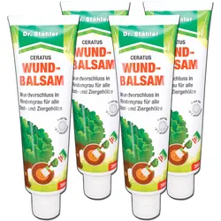 Silberkraft Ceratus Wundbalsam – Mittel zur Wundversorgung für Bäume 4x350 g