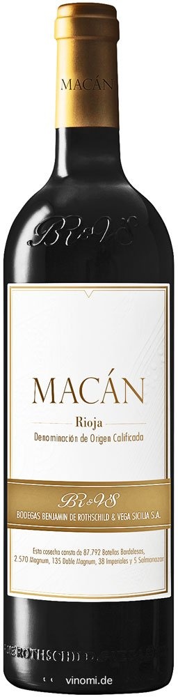 Vega Sicilia Macán Rioja 2019