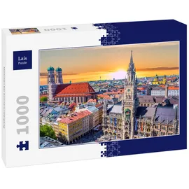 Lais Puzzle München bei Sonnenuntergang 1000 Teile
