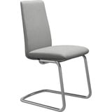 Stressless® Polsterstuhl Laurel, Low Back, Größe M, mit Beinen aus Stahl in Chrom glänzend blau