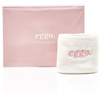 Eggo® Haarband - Samtig Weiches und Verstellbares Haarband für Hautpflege, Make-up und einen Aktiven Lebensstil - ein Unverzichtbares Accessoire beim Waschen des Gesichts und beim Schminken (Rosa)