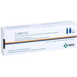 Varivax Fertigspritze ohne Kanüle 0,5 ml