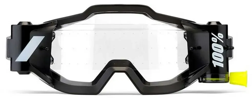 100percent Forecast Roll-off-system - Black / Clear - CAT0