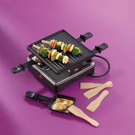 Kela Raclette Geneva, für 4 Personen mit Aluguss-Grillplatte