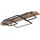 GLOBO Deckenleuchte 1x LED 32W Holzoptik schwarz