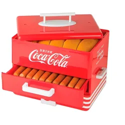 SALCO Hotdog-Maker "Coca-Cola SHD-80CC", rot, B:27,5cm H:29,5cm T:19cm, Hot-Dog-Maker