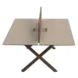 Xlmoebel Schreibtisch Büroarbeitsplatz Laptoptisch Schreibtisch Ecktisch Arbeitsplatz (1-St., Arbeitstisch), Hergestellt in Europa braun