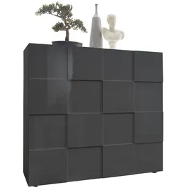 Home Affaire Highboard Dama 121 x 111 cm Grau